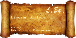 Linczer Szilvia névjegykártya